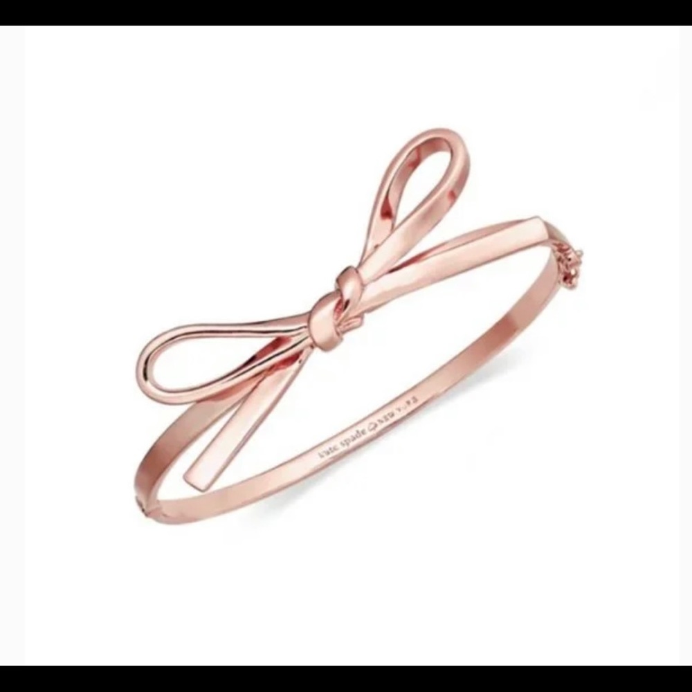 Kate Spade Rose Gold Bow Bracelet